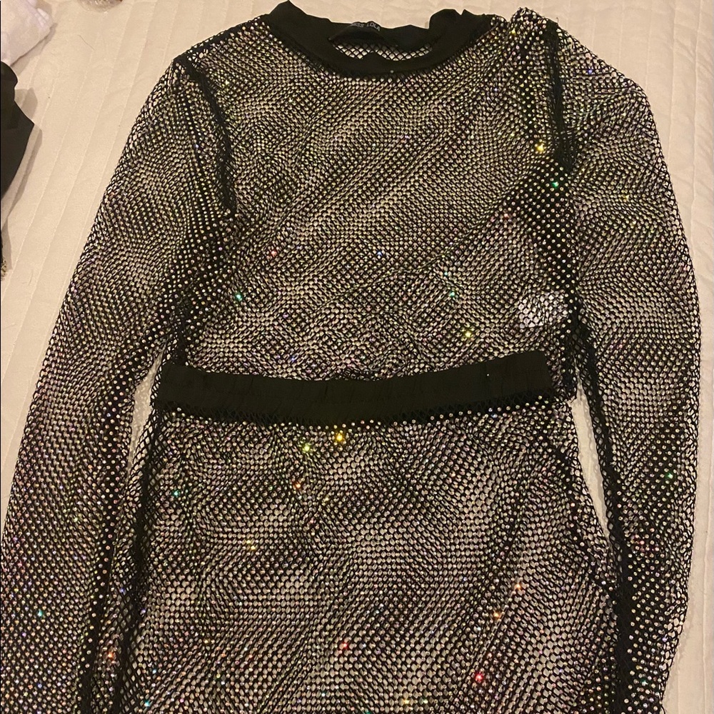 Rihnestone set from miss Lola only worn once to a festival in good condition